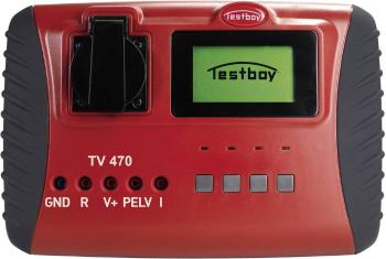 Testboy TV 470 prístrojový tester Kalibrované podľa (DAkkS) VDE 0701/0702, DIN EN 62353 (VDE 0751-1)