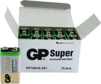 GP Batteries GP1604A /  6LR61 9 V batéria alkalicko-mangánová  9 V 10 ks