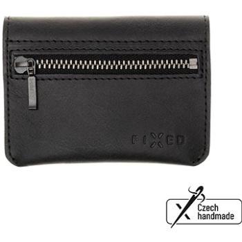 FIXED Tripple Wallet z pravej hovädzej kože čierna (FIXW-TR2-BK)