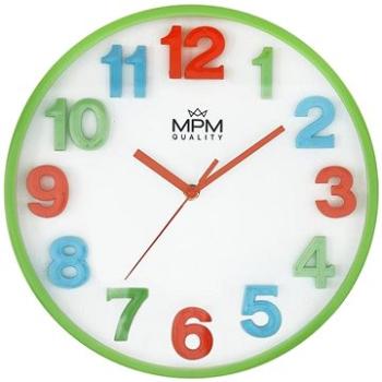 MPM - Nástenné plastové hodiny E01.4186.40 (8591212083391)