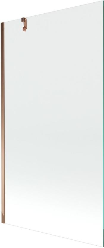 MEXEN/S - Next vaňová zástena FIX 100 x 150 cm, transparent, ružové zlato 895-100-000-00-00-60