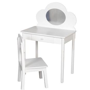 Kosmetický stolek 72,5 x 48,5 x 50 cm s židlí (8590331936229)