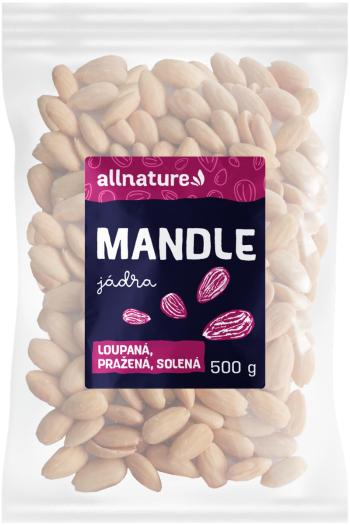 ALLNATURE Mandle lúpané pražené solené 500 g