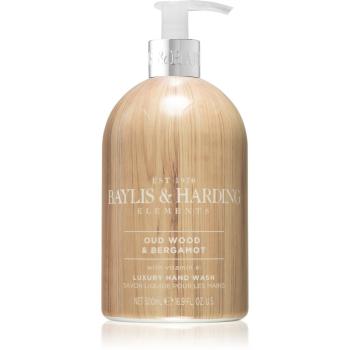 Baylis & Harding Elements Oud Wood & Bergamot tekuté mydlo na ruky 500 ml