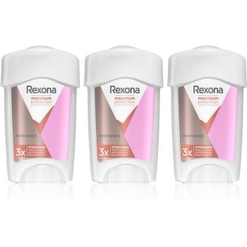 Rexona Maximum Protection Confidence krémový antiperspirant redukujúci potenie (výhodné balenie)