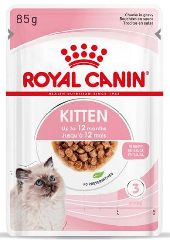 Royal Canin KITTEN INSTINCTIVE kapsičky v omáčke pre mačiatka 12 x 85g