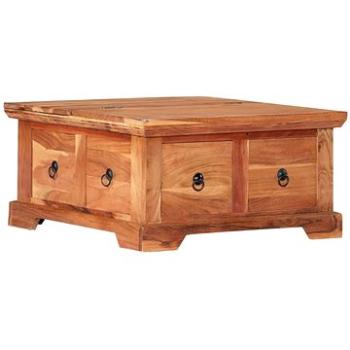 SHUMEE Konferenčný stolík 66 × 70 × 35 cm masívne akáciové drevo, 247723