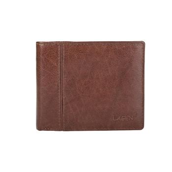 Lagen Pánska peňaženka kožená PW 521 Hnedá
