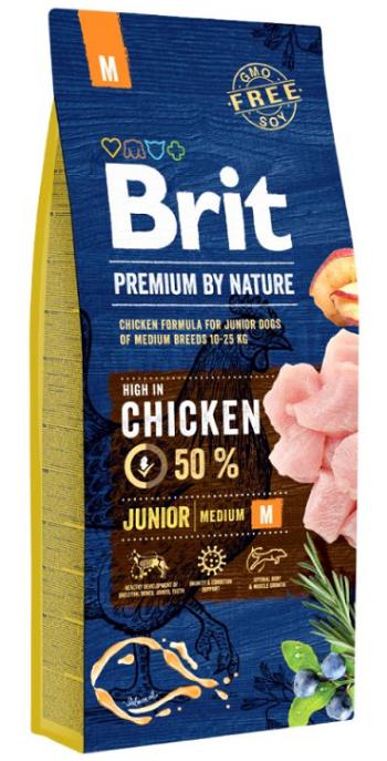 Brit Premium by Nature dog Junior M 15kg