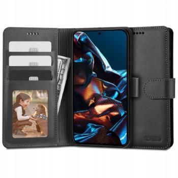 Tech-Protect Wallet knižkové puzdro na Xiaomi Redmi Note 12 Pro / Poco X5 Pro 5G, čierne