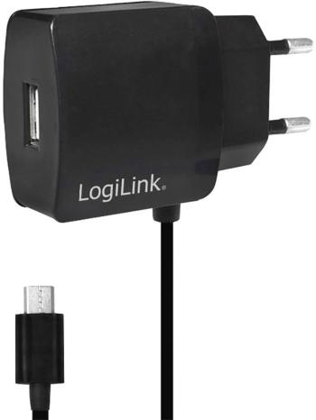 LogiLink Power Adapter Micro PA0146 USB nabíjačka do zásuvky (230 V) Výstupný prúd (max.) 2000 mA 2 x USB , micro USB zá