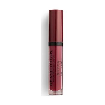 Makeup Revolution  Sheer Brilliant Lip Gloss  Lesky na pery Hnedá