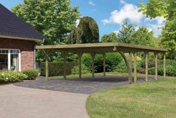 Drevený prístrešok / carport CLASSIC 3B Lanitplast