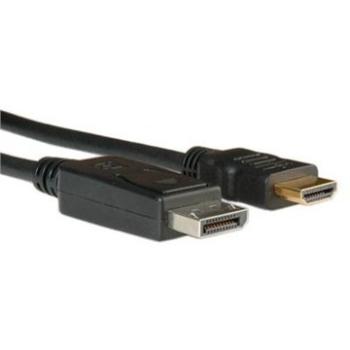 ROLINE DisplayPort - HDMI prepojovací, tienený, 5m (11925619)