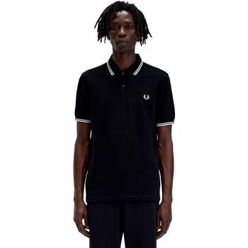 Fred Perry  Polokošele s krátkym rukávom POLO NEGRO HOMBRE   M3600  Čierna