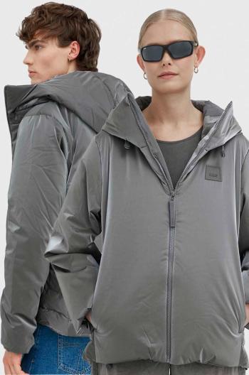 Nepremokavá bunda Rains 15700 Loop Jacket strieborná farba, zimná