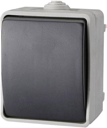 GAO EF600SA  spínanie vo vlhkých miestnostiach  prepínač, vypínač Standard sivá