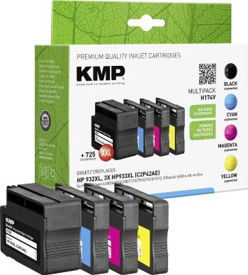 KMP Ink náhradný HP 932XL, 933XL kompatibilná kombinované balenie čierna, zelenomodrá, purpurová, žltá H174V 1725,4005