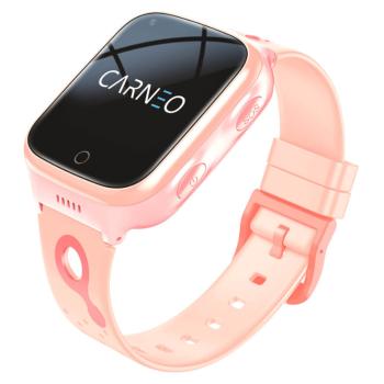 CARNEO GuardKid+ 4G Platinum pink detské inteligentné hodinky