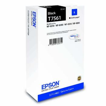 EPSON T7561 (C13T756140) - originálna cartridge, čierna, 2500 strán