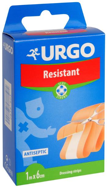 Urgo Resistant Náplasť antiseptická, odolná strip, 6 cm x 1 m