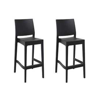 Barová židle Viola (SET 2 ks), černá (C1004157)