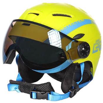 Rider PRO dětská lyžařská helma limetková Obvod: 53-55