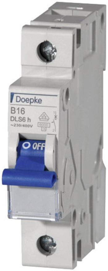 Doepke 09914021 DLS6H B10A 1polig 6KA elektrický istič    1-pólový 10 A  230 V