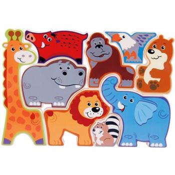 Teddies Doskové puzzle Safari (4892401019981)