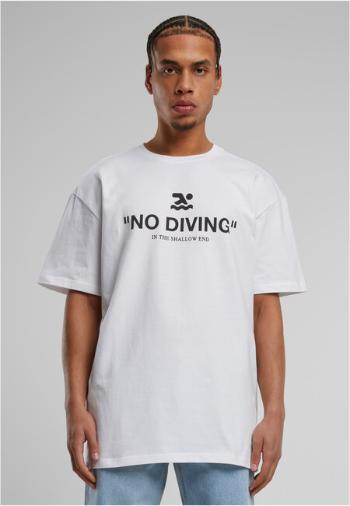 Mr. Tee No Diving Heavy Oversize Tee white - XL