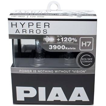 Autožárovky PIAA Hyper Arros 3900K H7 – o 120 percent vyššia svietivosť, zvýšený jas (HE-903)