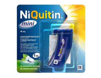 NiQuitin Mini pastilky proti fajčeniu 4mg 20ks