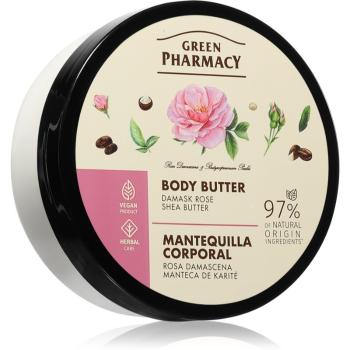 Green Pharmacy Body Care Damask Rose & Shea Butter intenzívne hydratačné telové maslo 200 ml