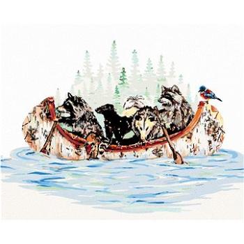 Maľovanie podľa čísel – Zvieratá na loďke (Holly Simental) (HRAbz33138nad)