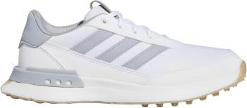 Adidas S2G Spikeless 24 White/Halo Silver/Gum 38 2/3 Juniorské golfové topánky