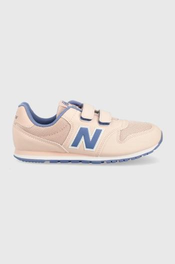 Detské tenisky New Balance PV500PY1 ružová farba