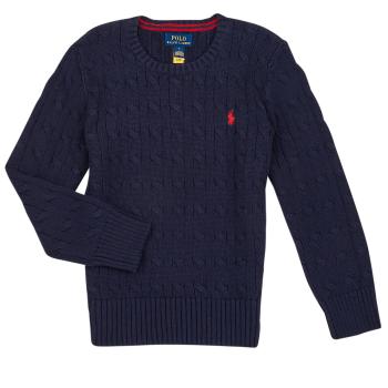 Polo Ralph Lauren  LS CABLE CN-TOPS-SWEATER  Svetre Námornícka modrá