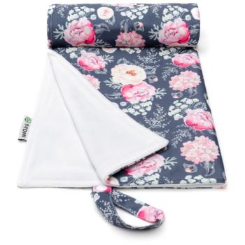 T-TOMI Changing Pad Grey Flowers prateľná prebaľovacia podložka 50x70 cm