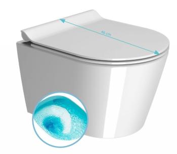GSI - KUBE X závesná WC misa, Swirlflush, 35x46 cm, biela ExtraGlaze 941811