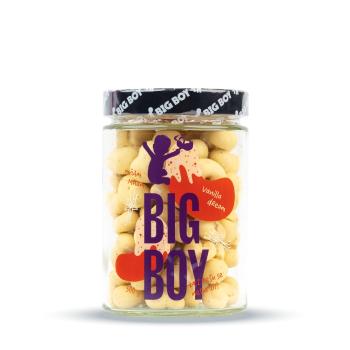 BIG BOY Vanilla dream kešu v bio bielej čokoláde s kúskami pravej vanilky 300 g