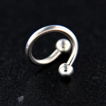 Strieborný piercing 14431