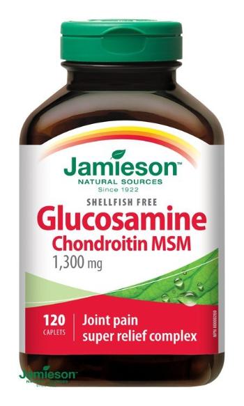 Jamieson Glukozamín chondroitín MSM 1300 mg 120 tbl