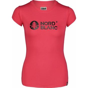 Dámske bavlnené tričko NORDBLANC Central ružová NBSLT7403_RUP 38