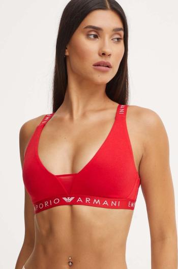 Podprsenka Emporio Armani Underwear červená farba, jednofarebná, 164866 4F227