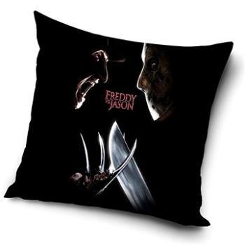 CARBOTEX obliečka na vankúšik Freddy Versus Jason 40 × 40 cm (5902689460630)