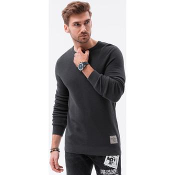 Ombre  Vesty bez rukávov/Cardigany Pánsky sveter- grafitová E185  viacfarebny