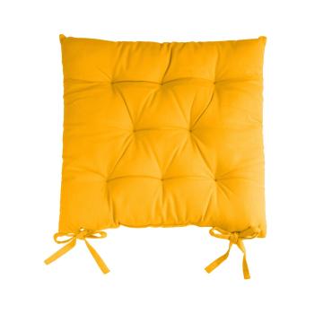 Blancheporte Súprava 2 jednofarebných sedákov na stoličku zn. Colombine žltá 40x40x7cm