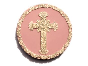 Patchwork vykrajovačka Veľký kríž s ornamentami - Large Cross Lace Set - Patchwork Cutters