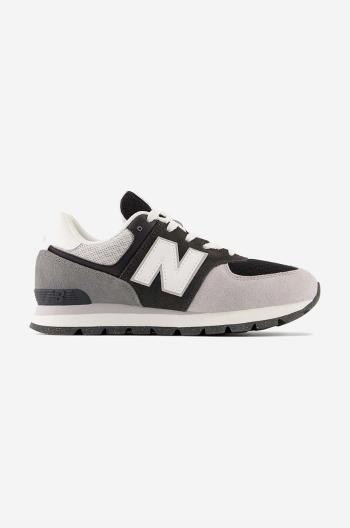 Detské tenisky New Balance GC574DA2 šedá farba