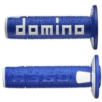 Domino gripy A360 offroad dĺžka 120 mm, modro-biele (M018-191)